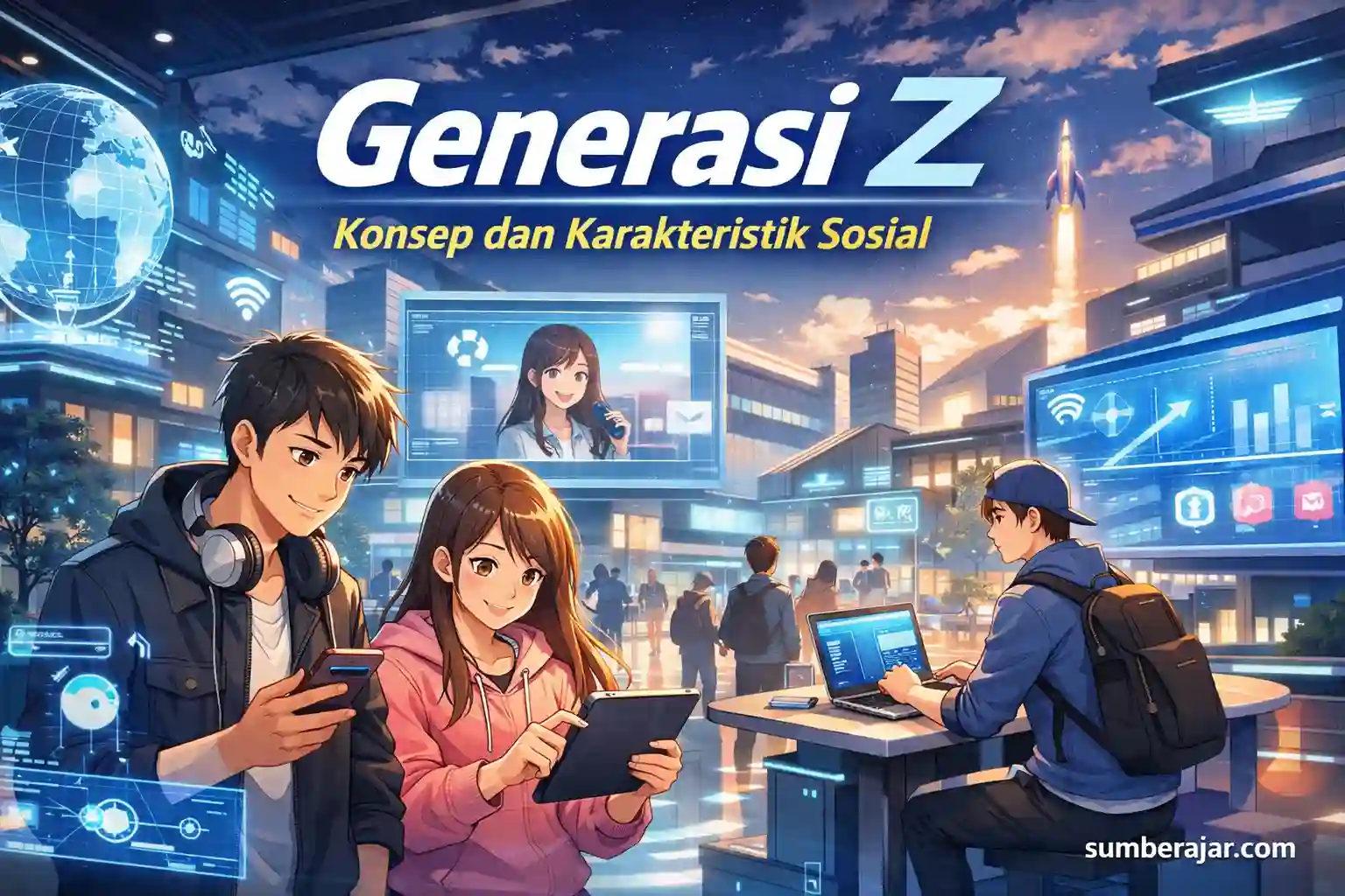 Generasi Z: Konsep dan Karakteristik Sosial - SumberAjar.com