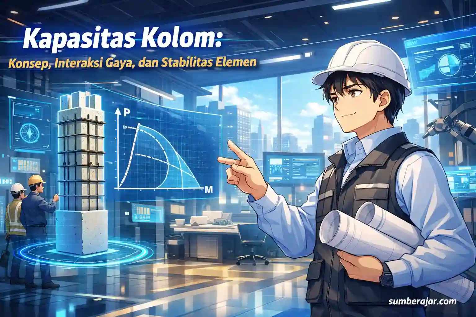 Kapasitas Kolom: Konsep, Interaksi Gaya, dan Stabilitas Elemen