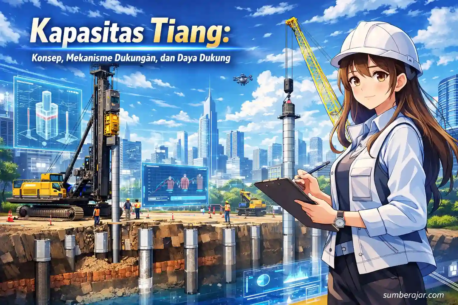 Kapasitas Tiang: Konsep, Mekanisme Dukungan, dan Daya Dukung