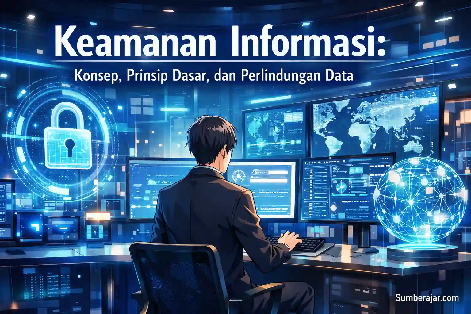 Keamanan Informasi: konsep, prinsip dasar, dan perlindungan data - SumberAjar.com Keamanan Informasi: konsep, prinsip dasar, dan perlindungan data - SumberAjar.com
