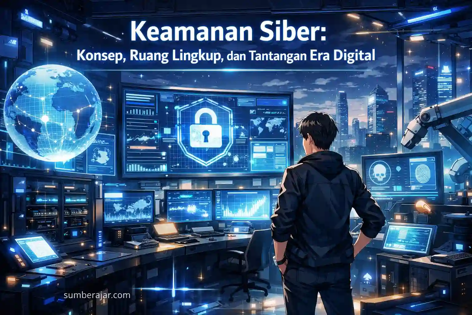 Keamanan Siber: konsep, ruang lingkup, dan tantangan era digital