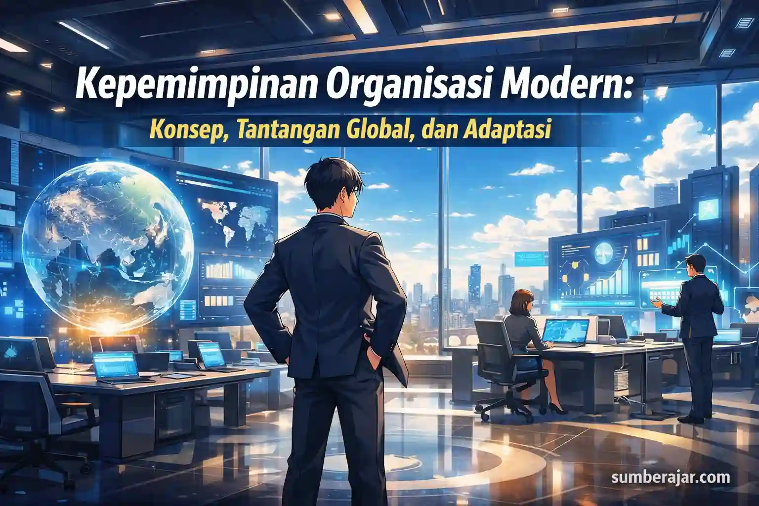 Kepemimpinan Organisasi Modern: Konsep, Tantangan Global, dan Adaptasi - SumberAjar.com