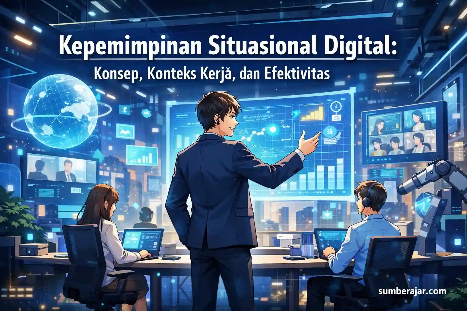Kepemimpinan Situasional Digital: Konsep, Konteks Kerja, dan Efektivitas
