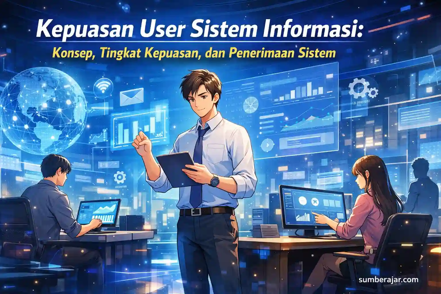Kepuasan User Sistem Informasi: Konsep, Tingkat Kepuasan, dan Penerimaan Sistem