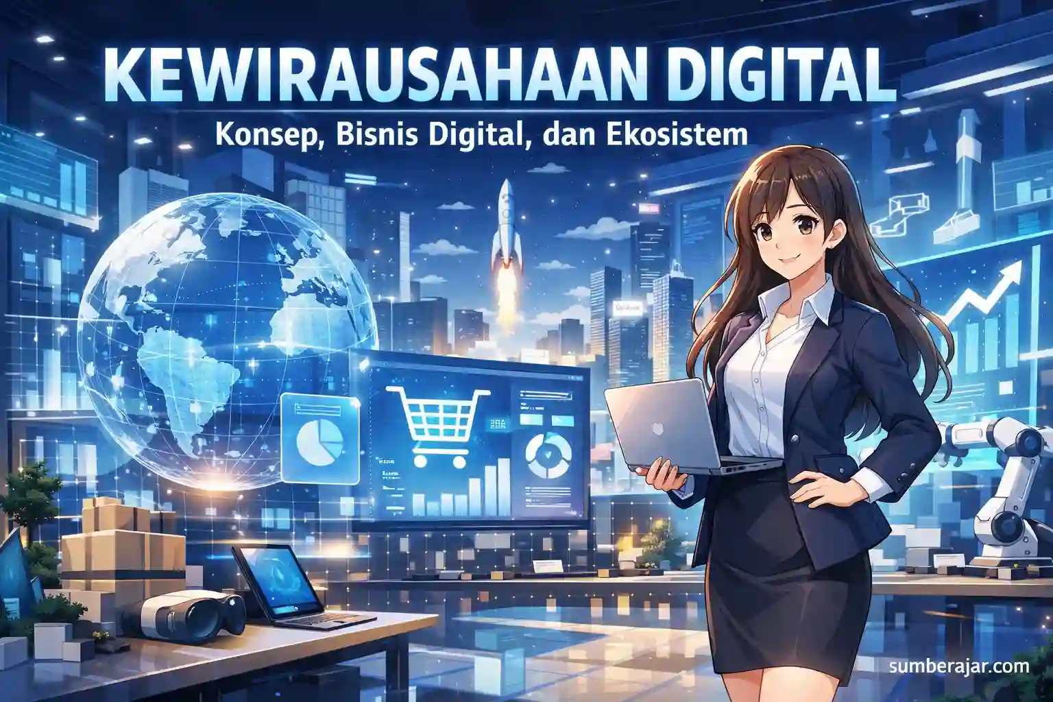 Kewirausahaan Digital: Konsep, Bisnis Digital, dan Ekosistem - SumberAjar.com