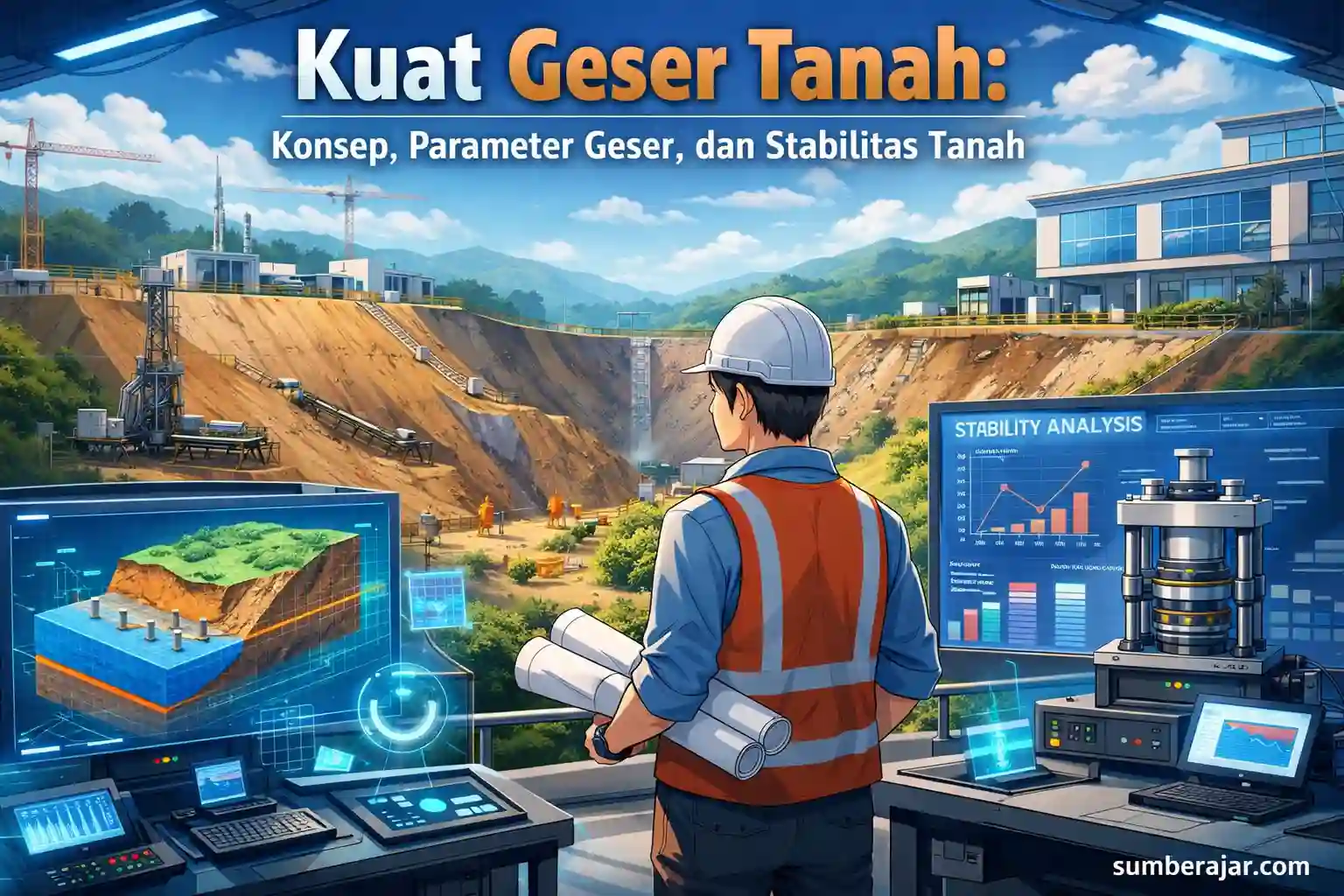 Kuat Geser Tanah: Konsep, Parameter Geser, dan Stabilitas Tanah