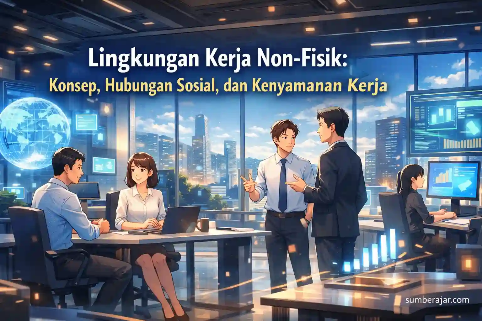Lingkungan Kerja Non-Fisik: Konsep, Hubungan Sosial, dan Kenyamanan Kerja