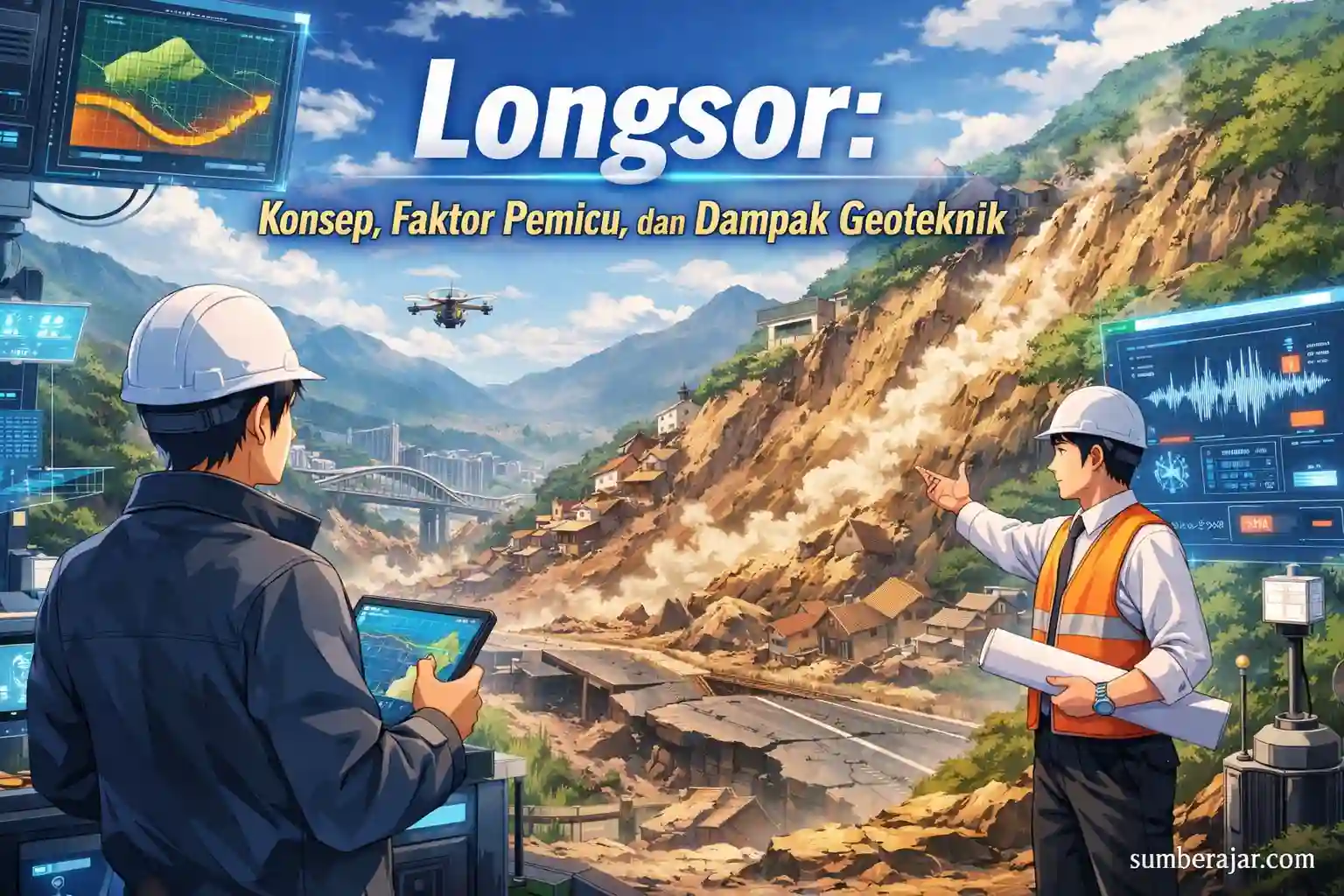 Longsor: Konsep, Faktor Pemicu, dan Dampak Geoteknik
