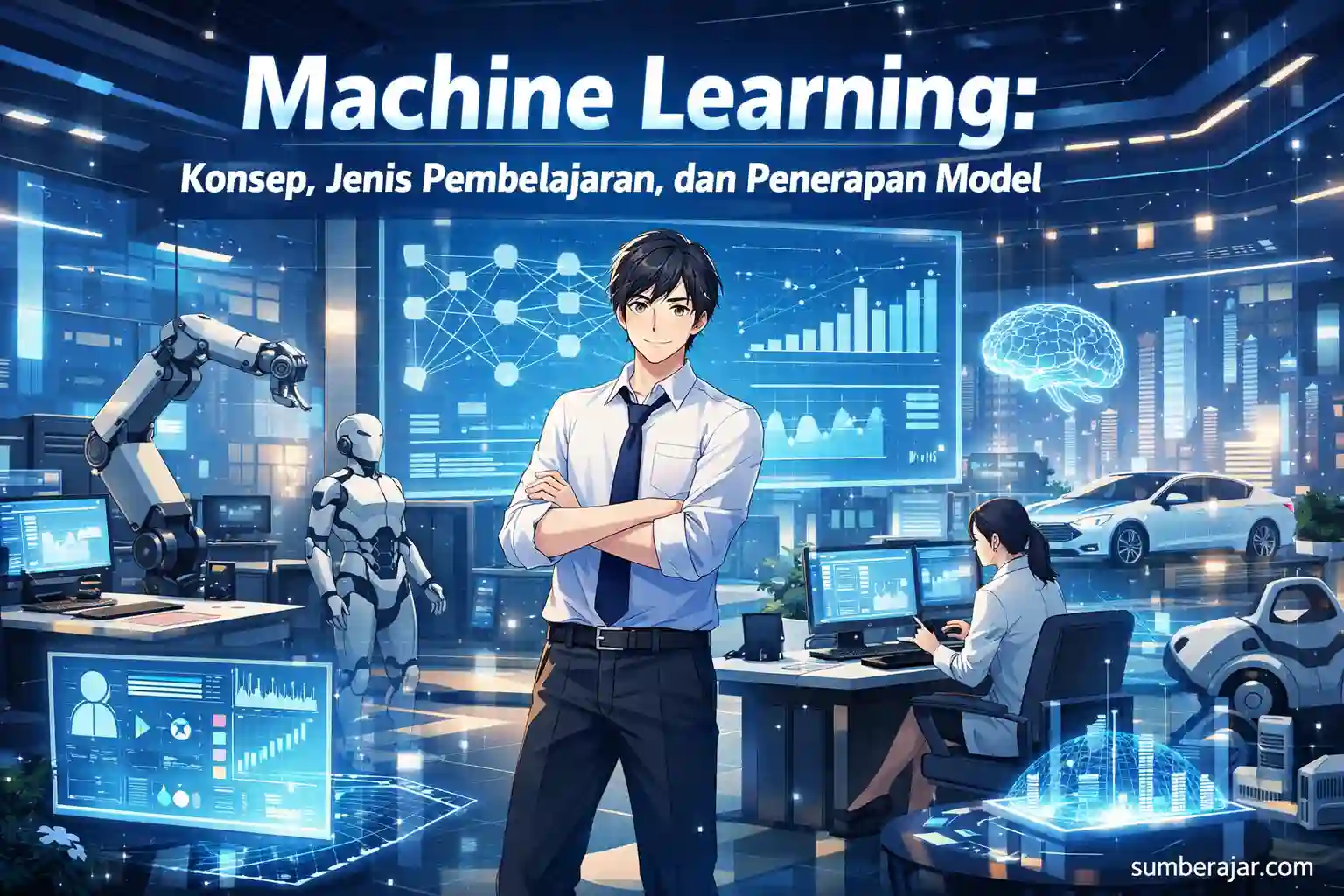 Machine Learning: konsep, jenis pembelajaran, dan penerapan model