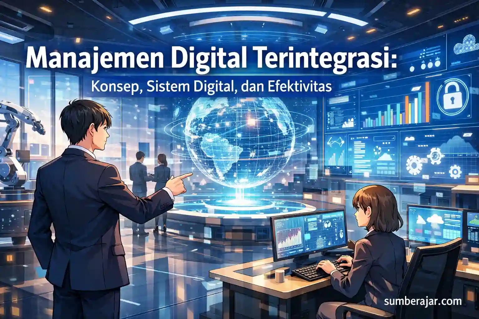 Manajemen Digital Terintegrasi: Konsep, Sistem Digital, dan Efektivitas - SumberAjar.com Manajemen Digital Terintegrasi: Konsep, Sistem Digital, dan Efektivitas - SumberAjar.com