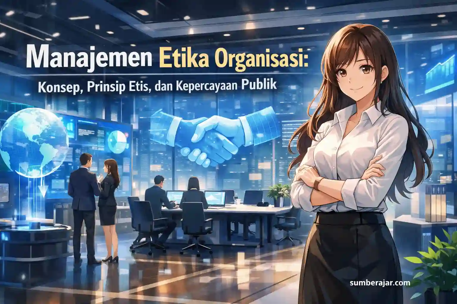 Manajemen Etika Organisasi: Konsep, Prinsip Etis, dan Kepercayaan Publik - SumberAjar.com