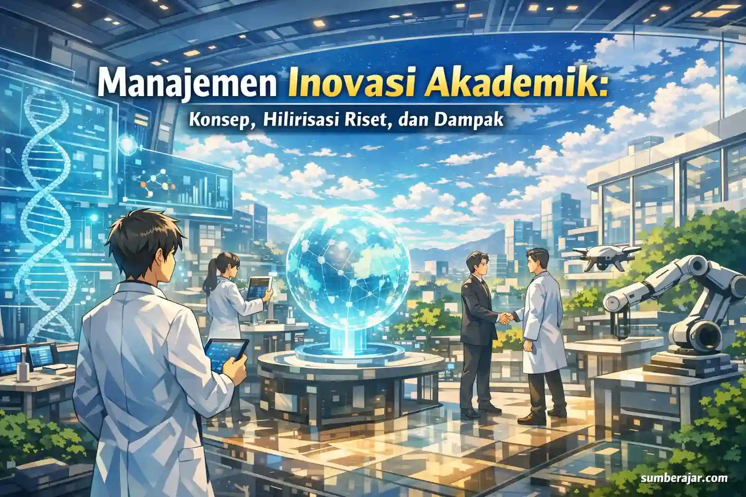 Manajemen Inovasi Akademik: Konsep, Hilirisasi Riset, dan Dampak - SumberAjar.com Manajemen Inovasi Akademik: Konsep, Hilirisasi Riset, dan Dampak - SumberAjar.com