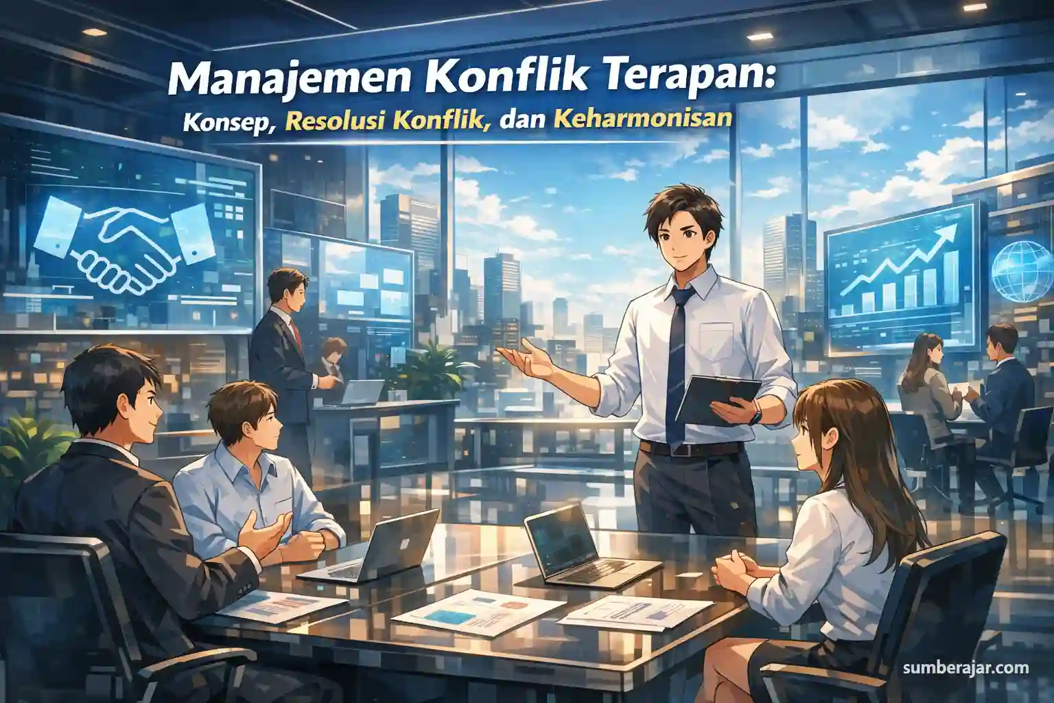 Manajemen Konflik Terapan: Konsep, Resolusi Konflik, dan Keharmonisan - SumberAjar.com Manajemen Konflik Terapan: Konsep, Resolusi Konflik, dan Keharmonisan - SumberAjar.com