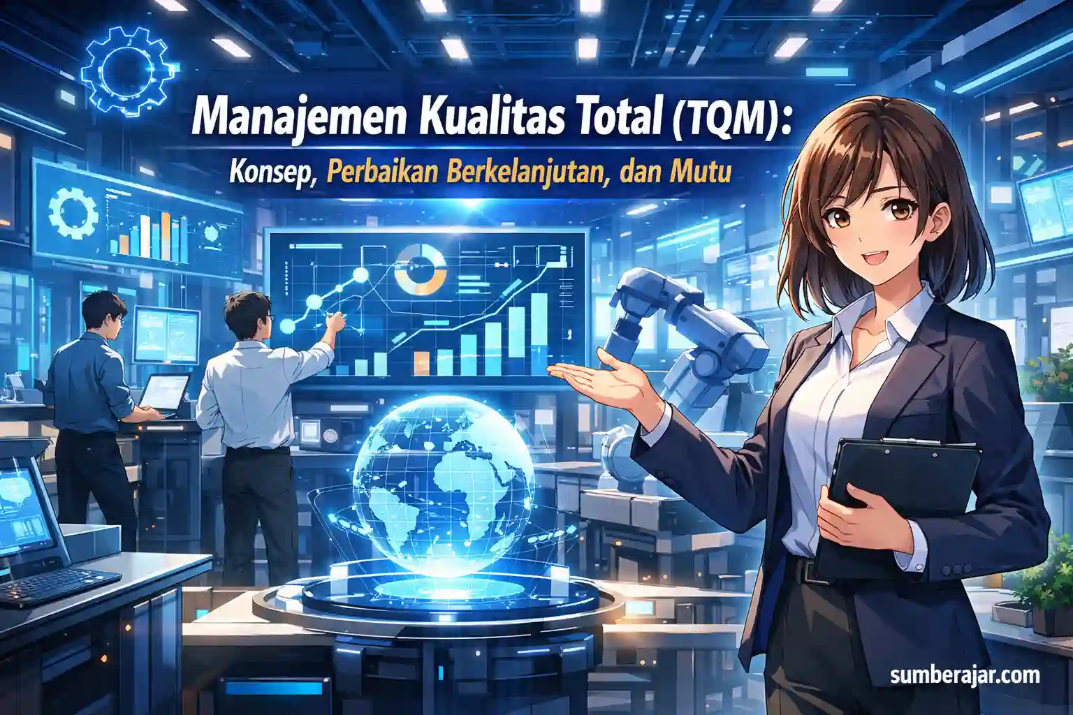 Manajemen Kualitas Total (TQM): Konsep, Perbaikan Berkelanjutan, dan Mutu