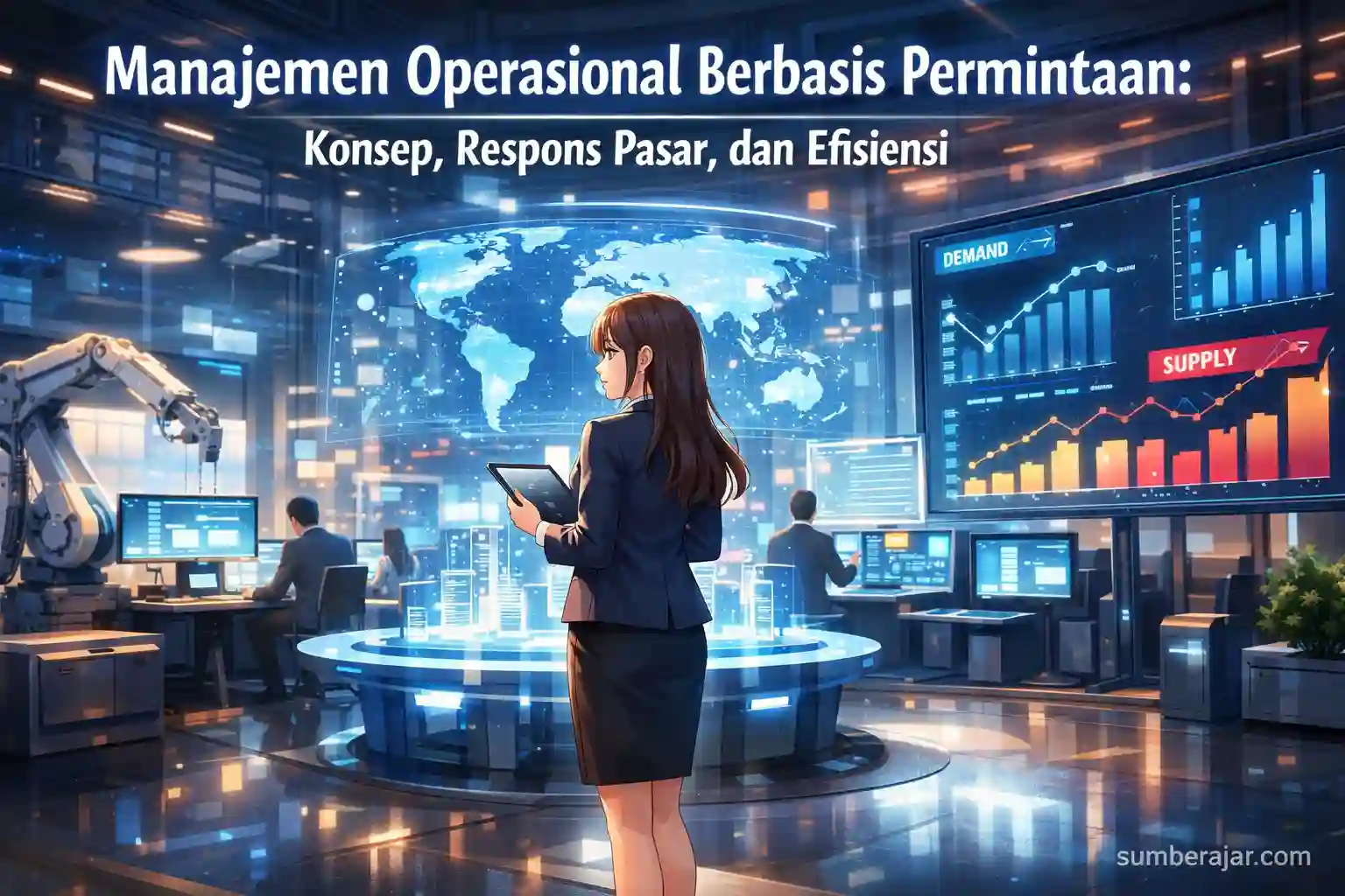 Manajemen Operasional Berbasis Permintaan: Konsep, Respons Pasar, dan Efisiensi - SumberAjar.com