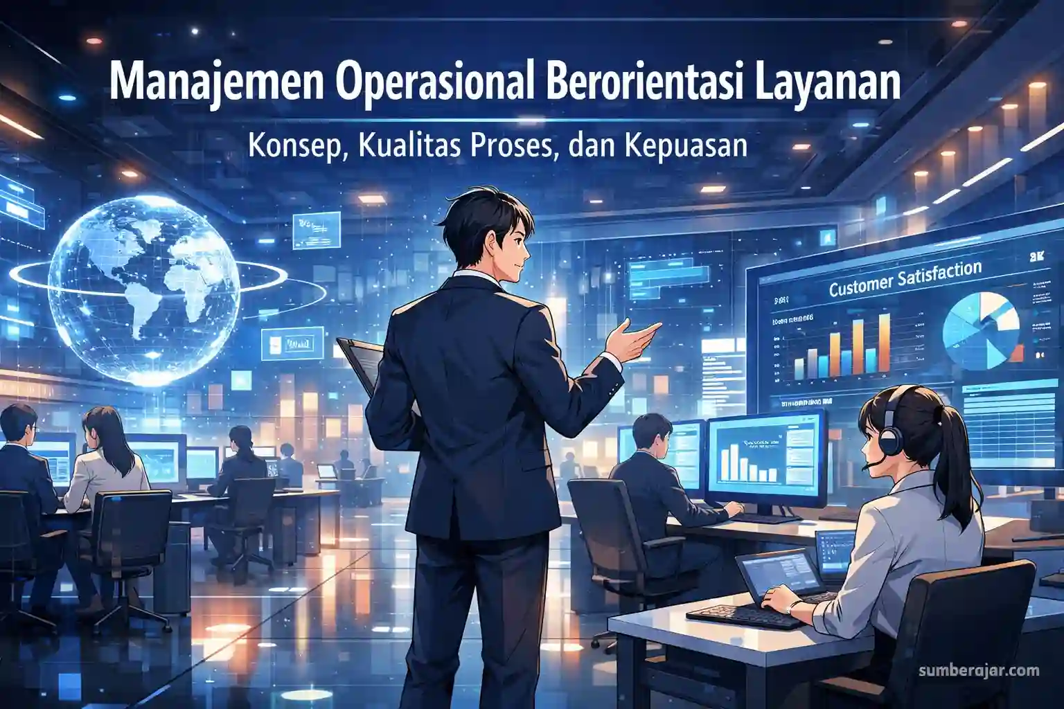 Manajemen Operasional Berorientasi Layanan: Konsep, Kualitas Proses, dan Kepuasan - SumberAjar.com