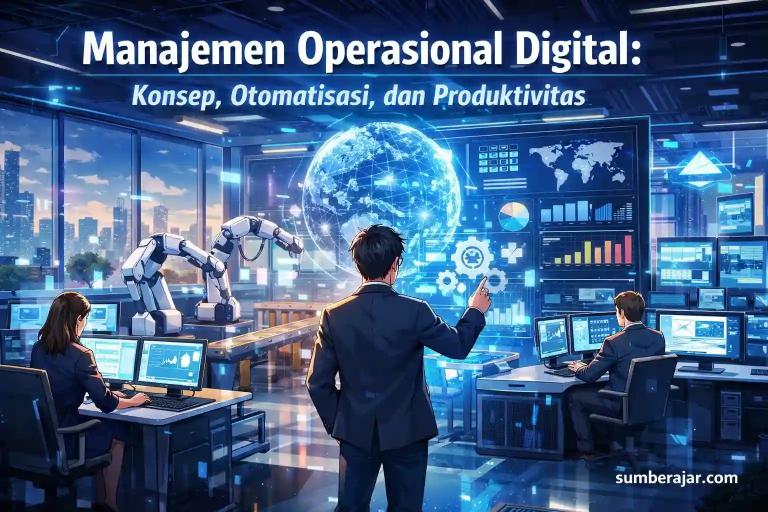 Manajemen Operasional Digital: Konsep, Otomatisasi, dan Produktivitas - SumberAjar.com
