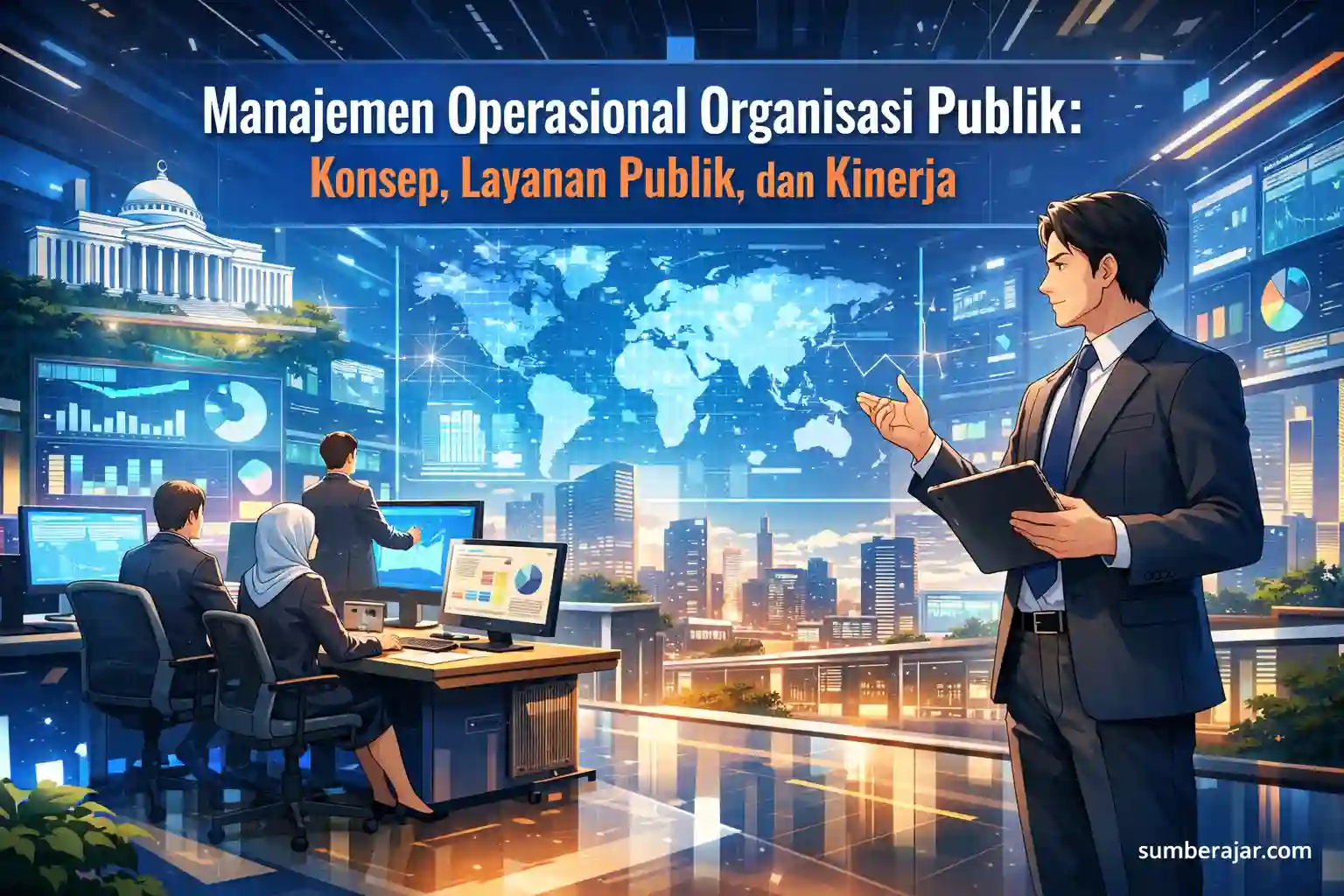 Manajemen Operasional Organisasi Publik: Konsep, Layanan Publik, dan Kinerja - SumberAjar.com Manajemen Operasional Organisasi Publik: Konsep, Layanan Publik, dan Kinerja - SumberAjar.com