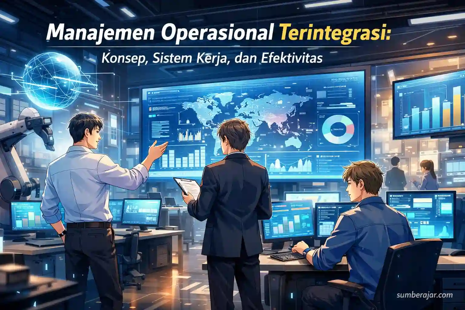 Manajemen Operasional Terintegrasi: Konsep, Sistem Kerja, dan Efektivitas - SumberAjar.com