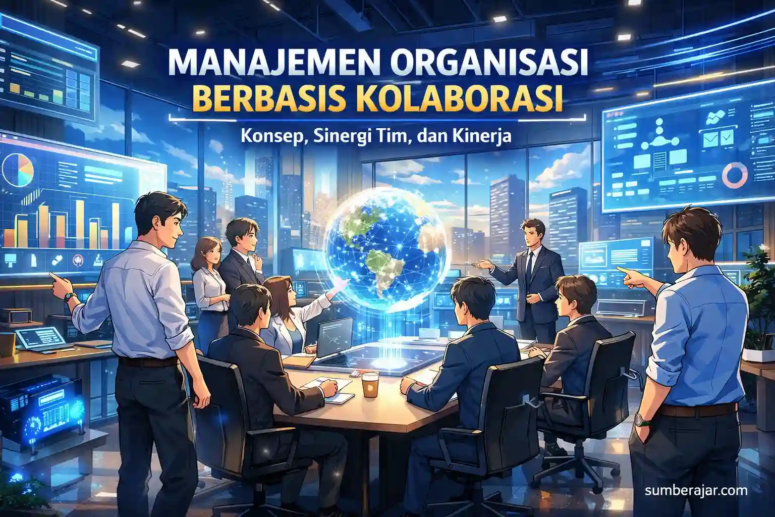 Manajemen Organisasi Berbasis Kolaborasi: Konsep, Sinergi Tim, dan Kinerja