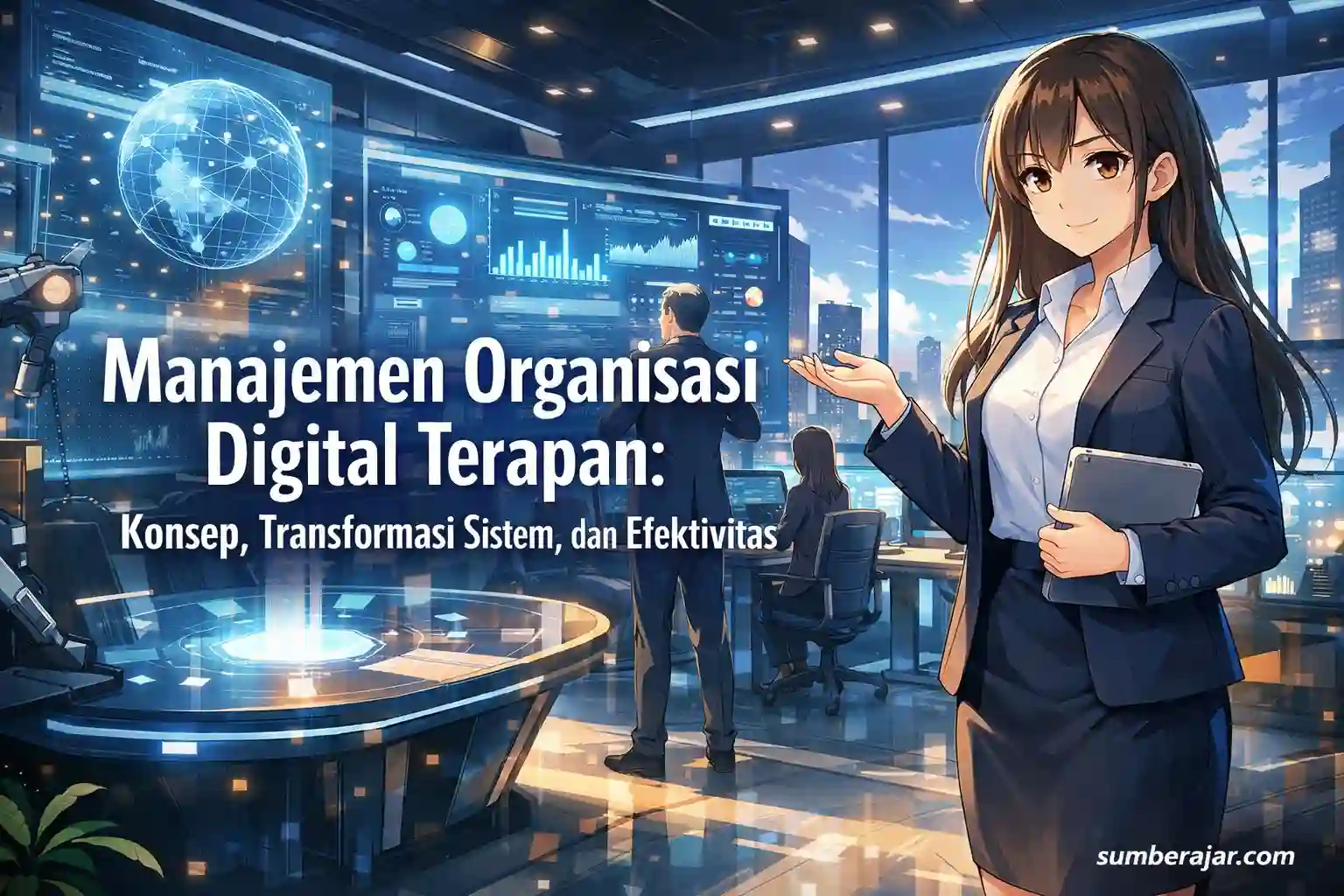 Manajemen Organisasi Digital Terapan: Konsep, Transformasi Sistem, dan Efektivitas