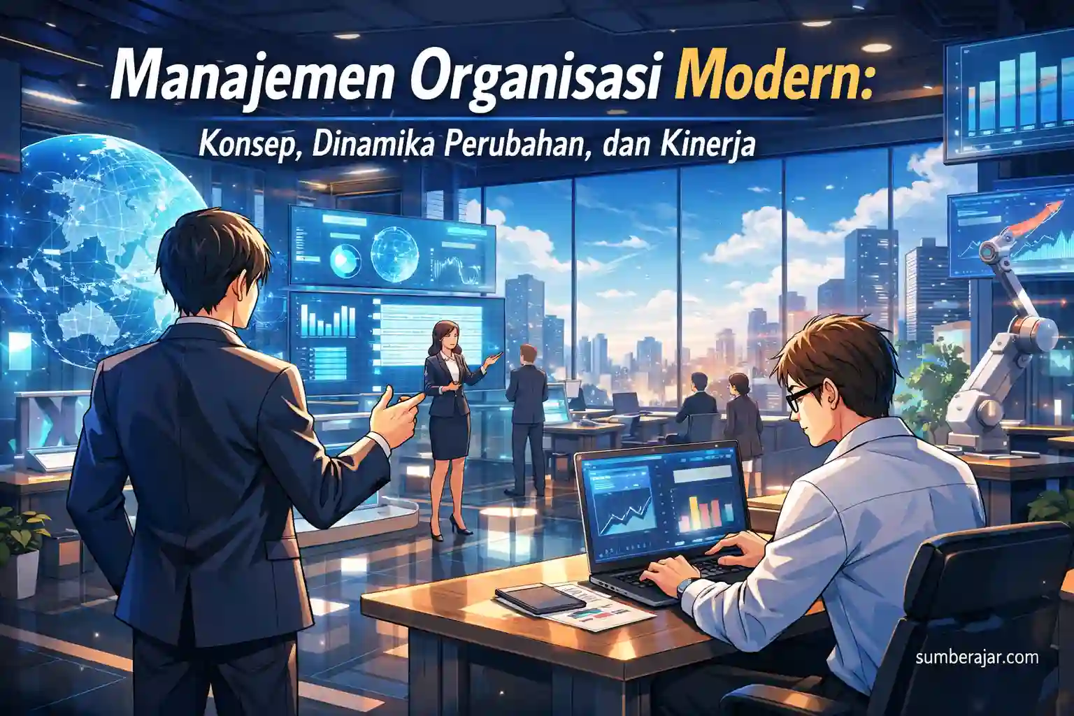 Manajemen Organisasi Modern: konsep, dinamika perubahan, dan kinerja - SumberAjar.com Manajemen Organisasi Modern: konsep, dinamika perubahan, dan kinerja - SumberAjar.com