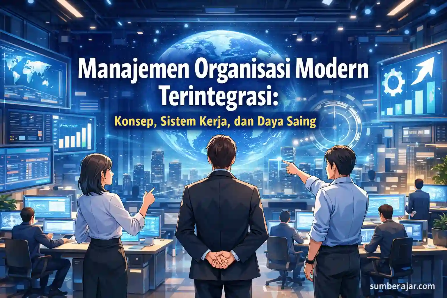 Manajemen Organisasi Modern Terintegrasi: Konsep, Sistem Kerja, dan Daya Saing - SumberAjar.com