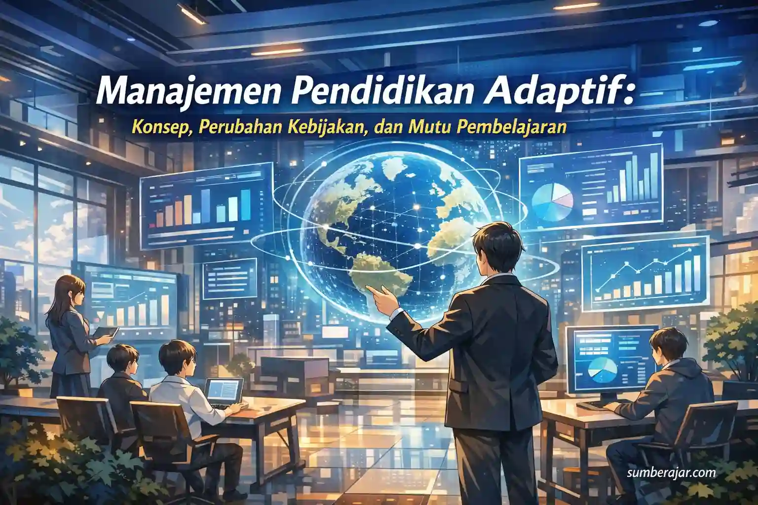 Manajemen Pendidikan Adaptif: Konsep, Perubahan Kebijakan, dan Mutu Pembelajaran - SumberAjar.com