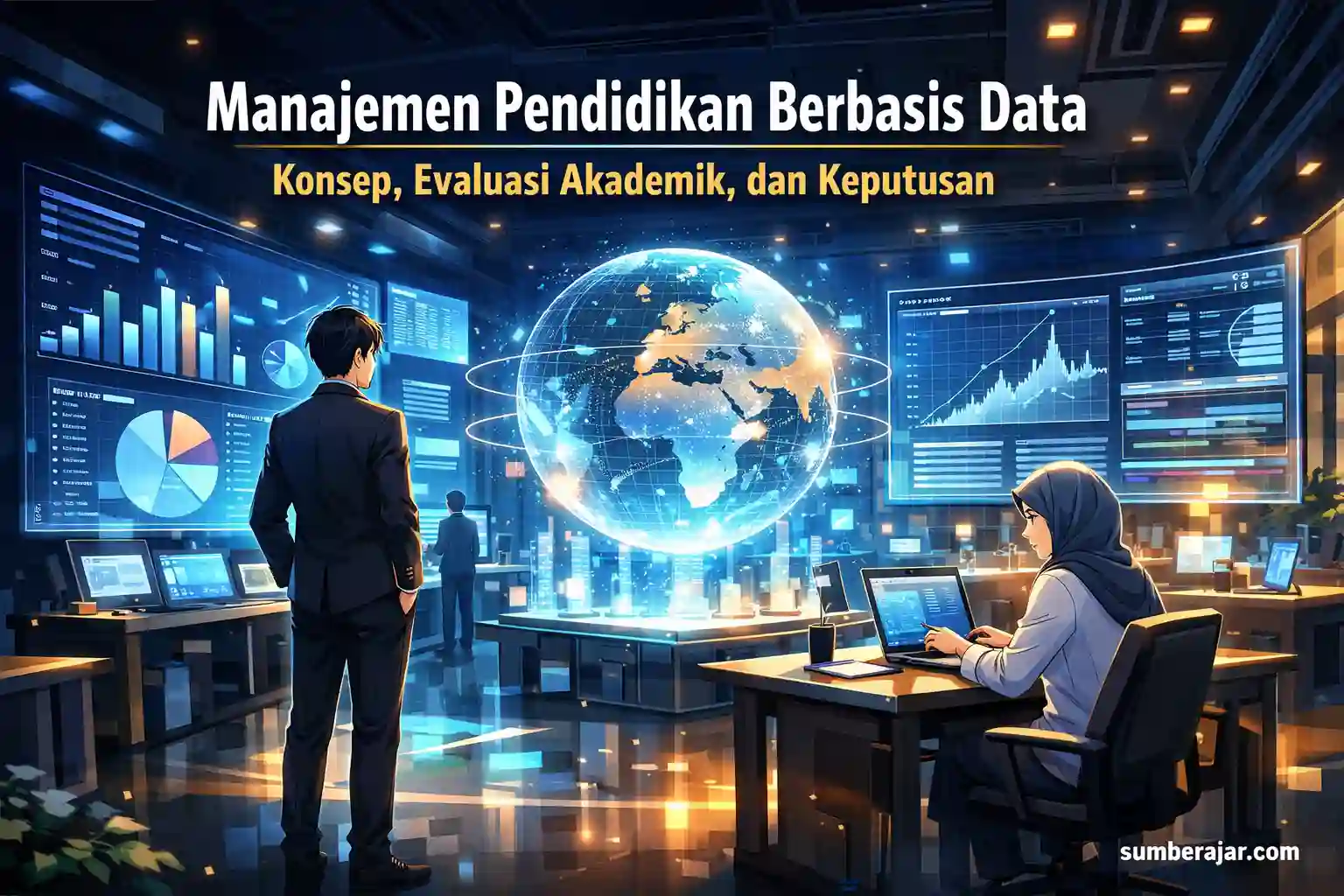 Manajemen Pendidikan Berbasis Data: Konsep, Evaluasi Akademik, dan Keputusan - SumberAjar.com