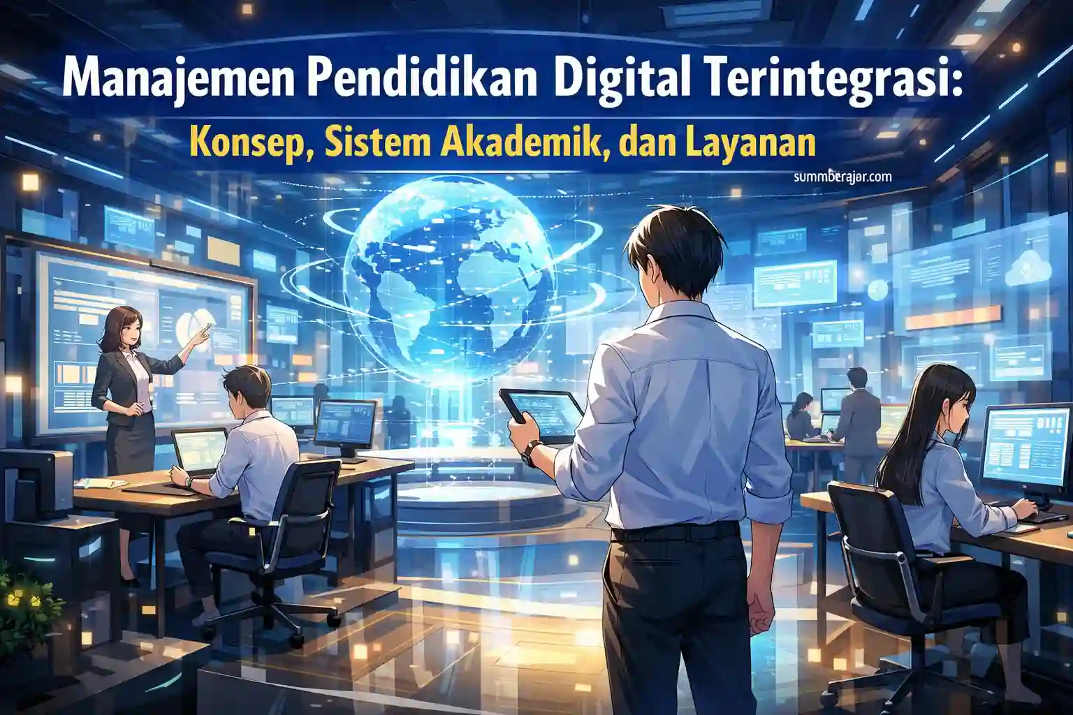 Manajemen Pendidikan Digital Terintegrasi: Konsep, Sistem Akademik, dan Layanan - SumberAjar.com