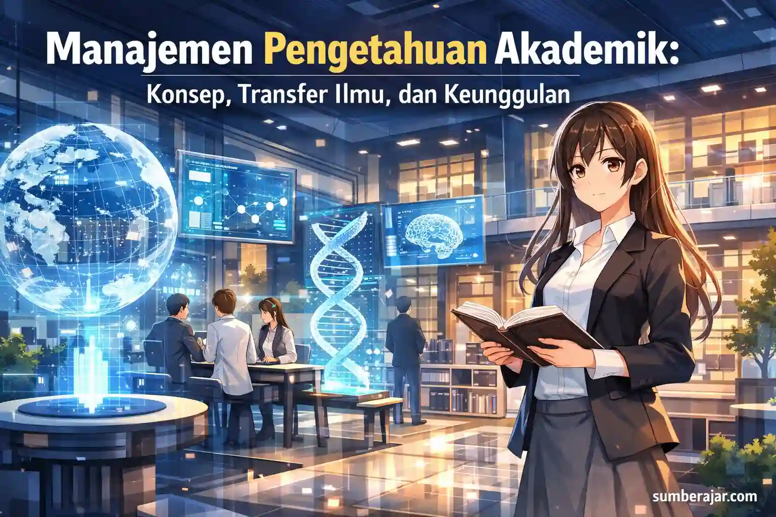 Manajemen Pengetahuan Akademik: Konsep, Transfer Ilmu, dan Keunggulan - SumberAjar.com Manajemen Pengetahuan Akademik: Konsep, Transfer Ilmu, dan Keunggulan - SumberAjar.com