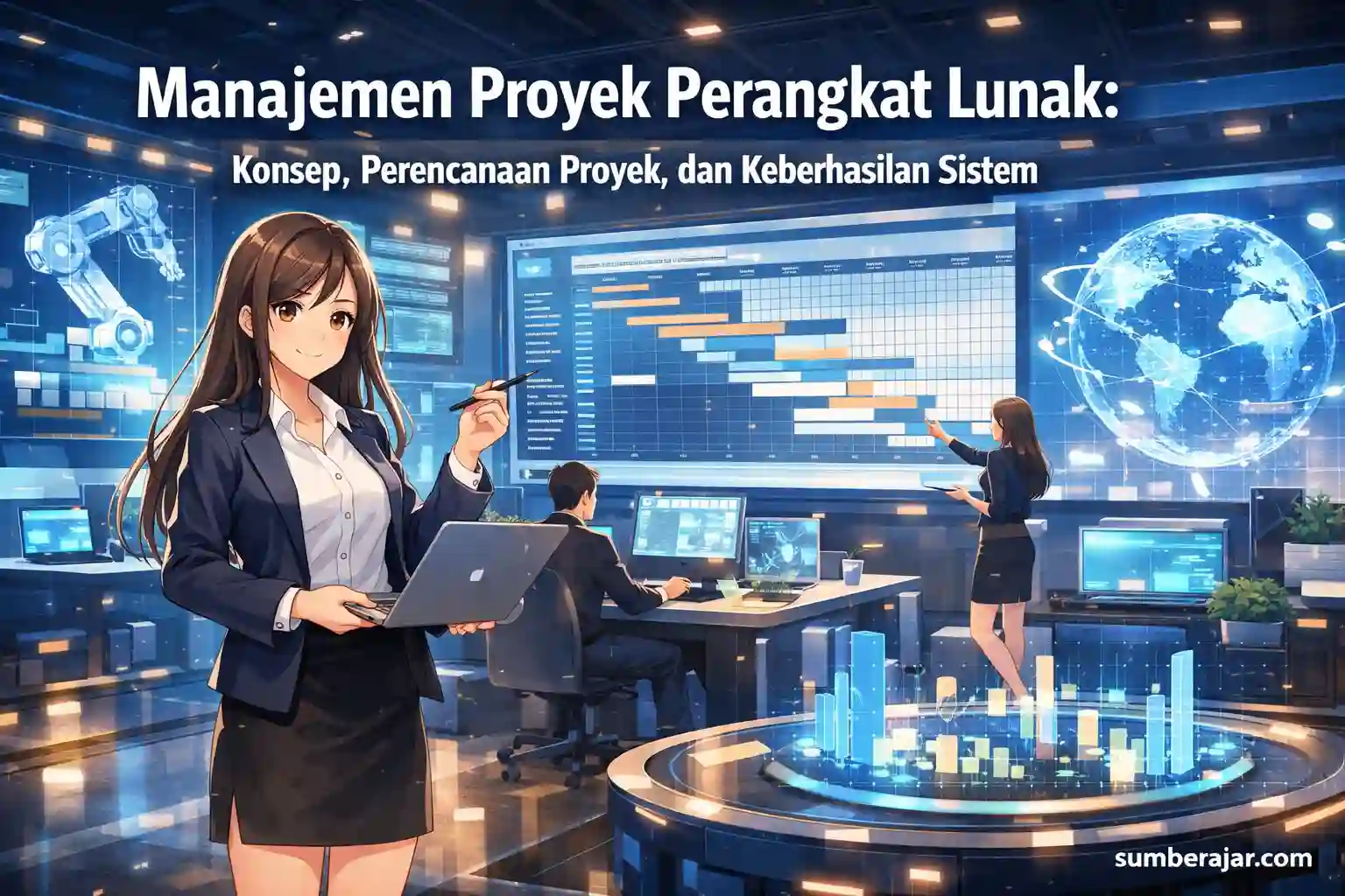 Manajemen Proyek Perangkat Lunak: konsep, perencanaan proyek, dan keberhasilan sistem