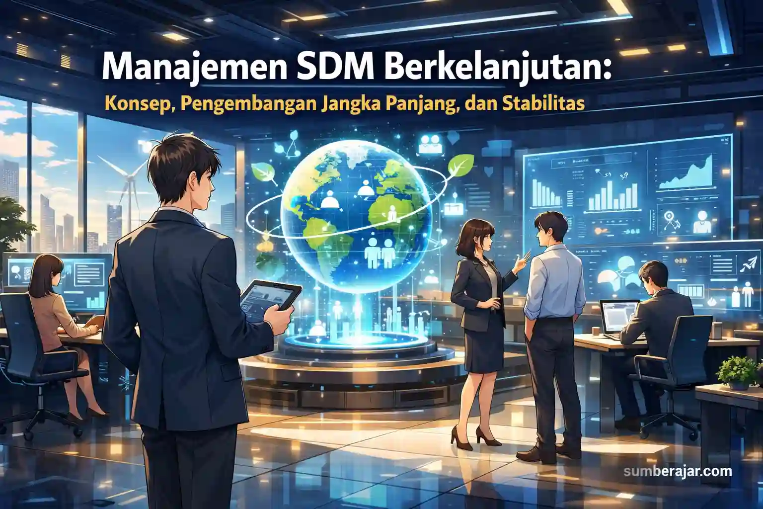 Manajemen SDM Berkelanjutan: konsep, pengembangan jangka panjang, dan stabilitas - SumberAjar.com