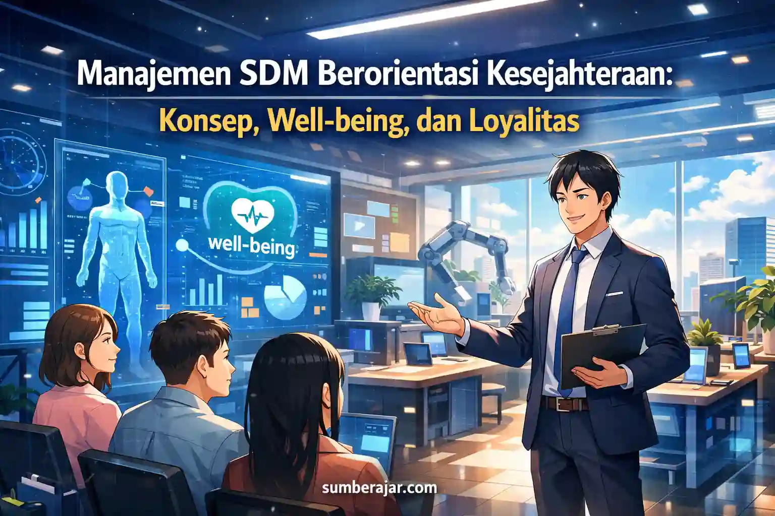 Manajemen SDM Berorientasi Kesejahteraan: konsep, well-being, dan loyalitas - SumberAjar.com Manajemen SDM Berorientasi Kesejahteraan: konsep, well-being, dan loyalitas - SumberAjar.com