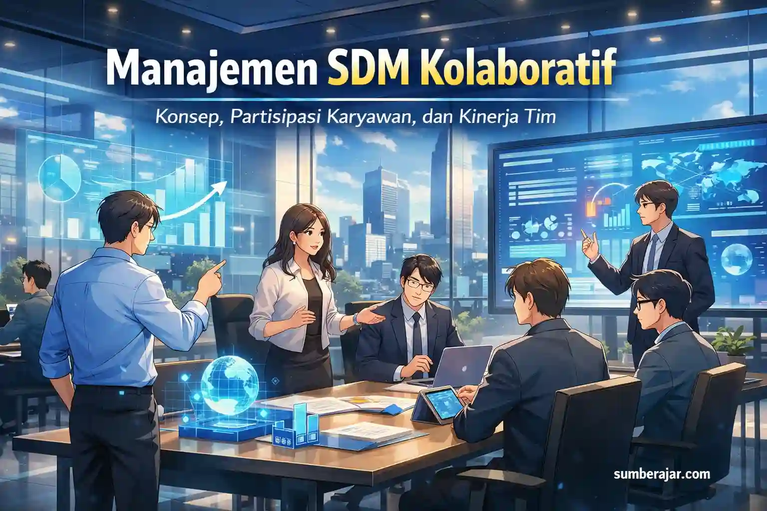 Manajemen SDM Kolaboratif: konsep, partisipasi karyawan, dan kinerja tim - SumberAjar.com