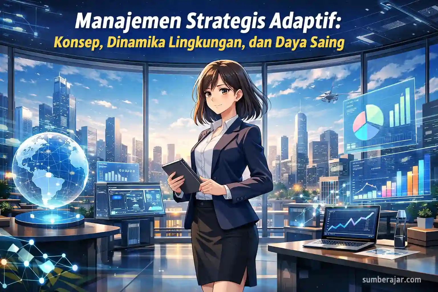Manajemen Strategis Adaptif: Konsep, Dinamika Lingkungan, dan Daya Saing - SumberAjar.com
