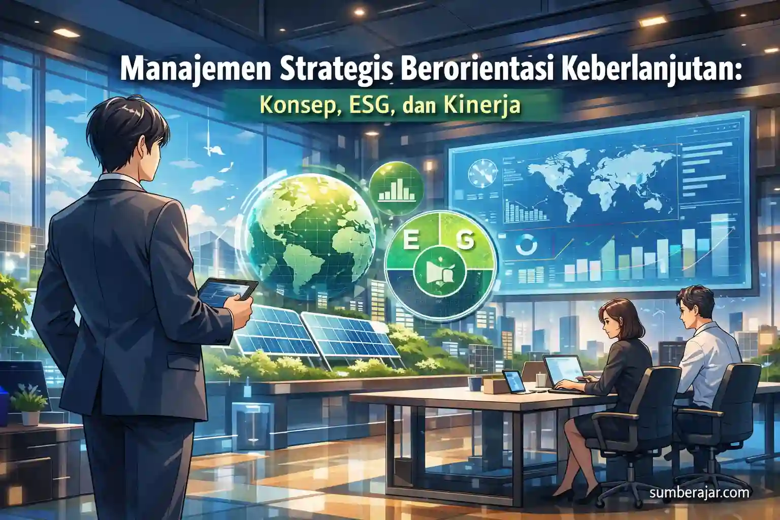 Manajemen Strategis Berorientasi Keberlanjutan: Konsep, ESG, dan Kinerja - SumberAjar.com