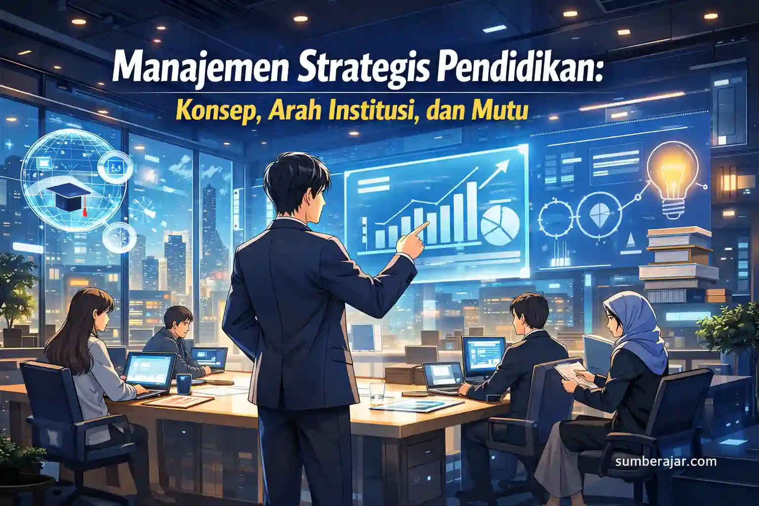 Manajemen Strategis Pendidikan: Konsep, Arah Institusi, dan Mutu - SumberAjar.com