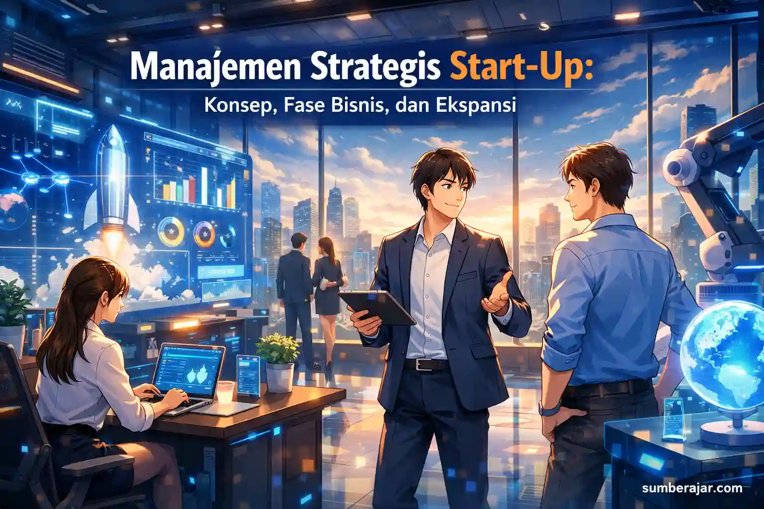 Manajemen Strategis Start-Up: Konsep, Fase Bisnis, dan Ekspansi - SumberAjar.com Manajemen Strategis Start-Up: Konsep, Fase Bisnis, dan Ekspansi - SumberAjar.com