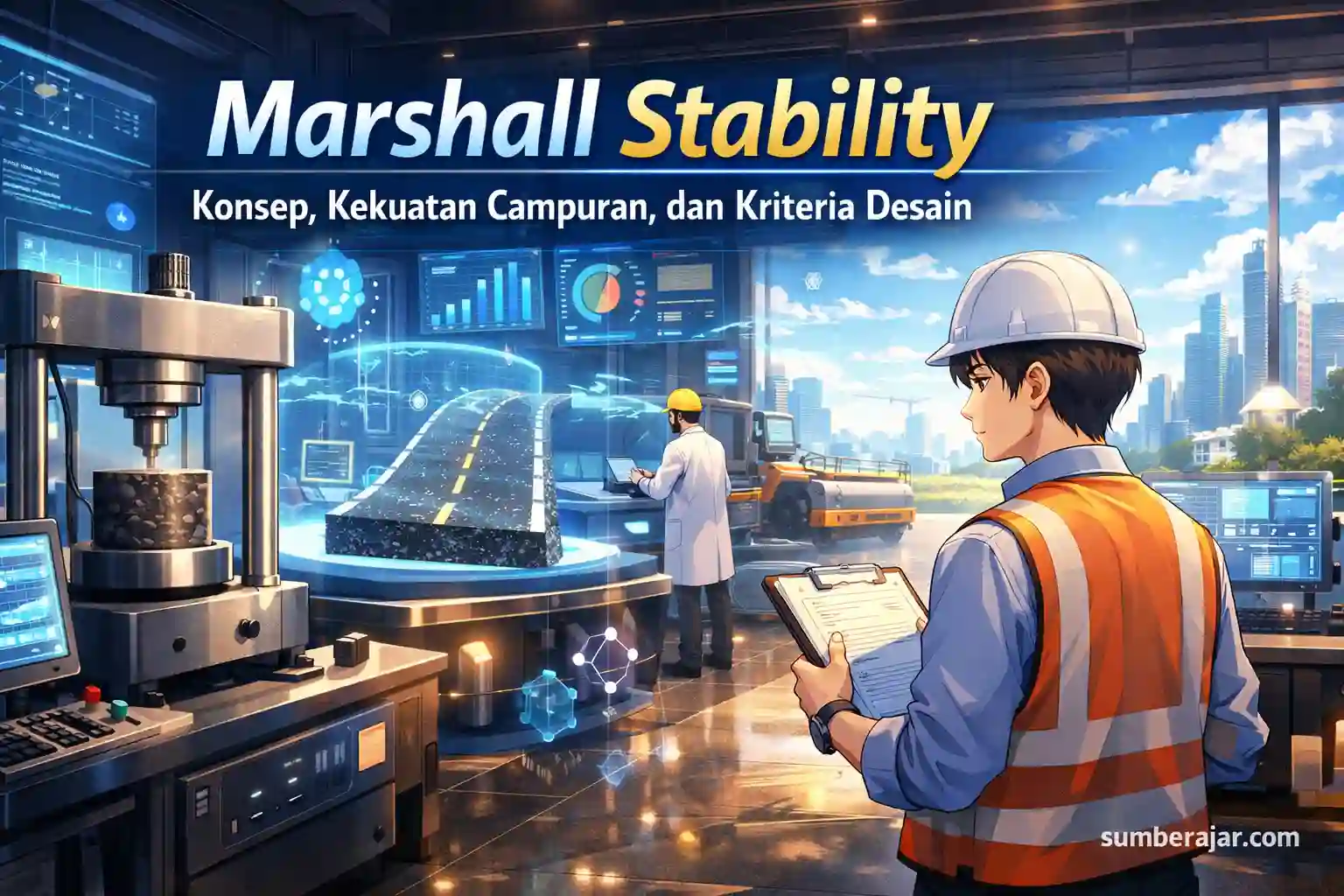 Marshall Stability: Konsep, Kekuatan Campuran, dan Kriteria Desain