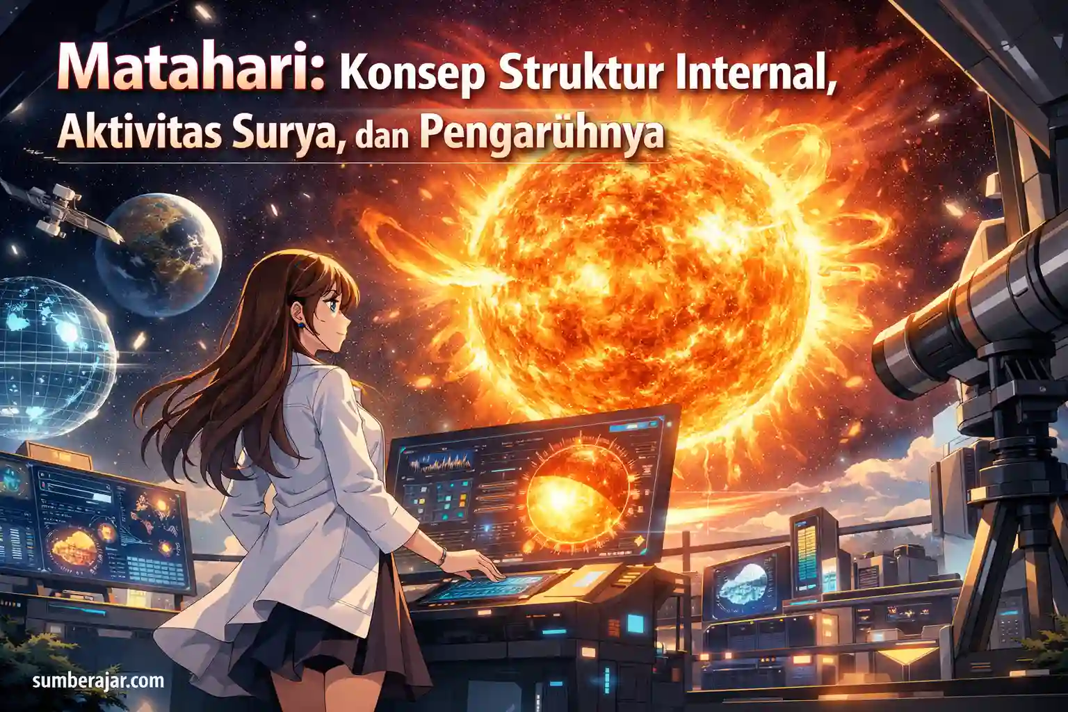Matahari: Konsep Struktur Internal, Aktivitas Surya, dan Pengaruhnya