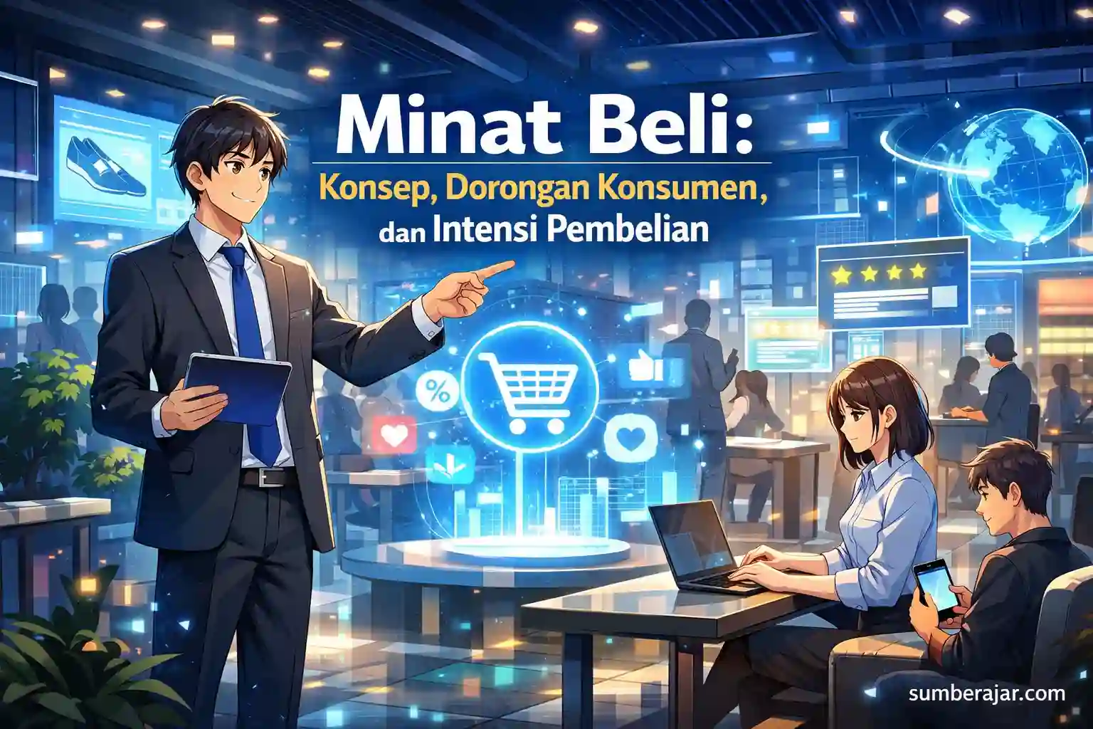 Minat Beli: Konsep, Dorongan Konsumen, dan Intensi Pembelian - SumberAjar.com