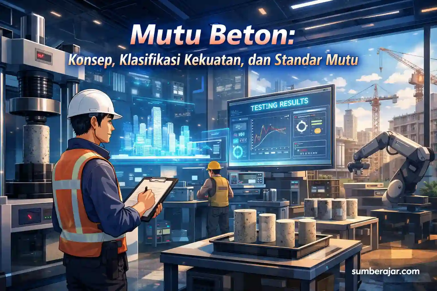 Mutu Beton: Konsep, Klasifikasi Kekuatan, dan Standar Mutu