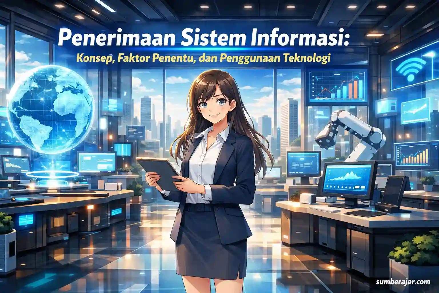 Penerimaan Sistem Informasi: konsep, faktor penentu, dan penggunaan teknologi - SumberAjar.com Penerimaan Sistem Informasi: konsep, faktor penentu, dan penggunaan teknologi - SumberAjar.com