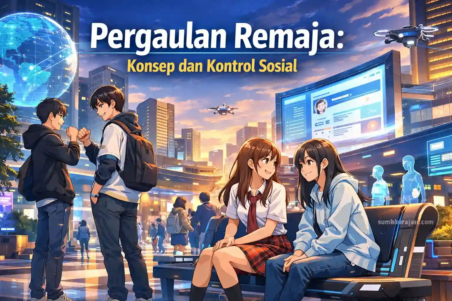 Pergaulan Remaja: Konsep dan Kontrol Sosial - SumberAjar.com