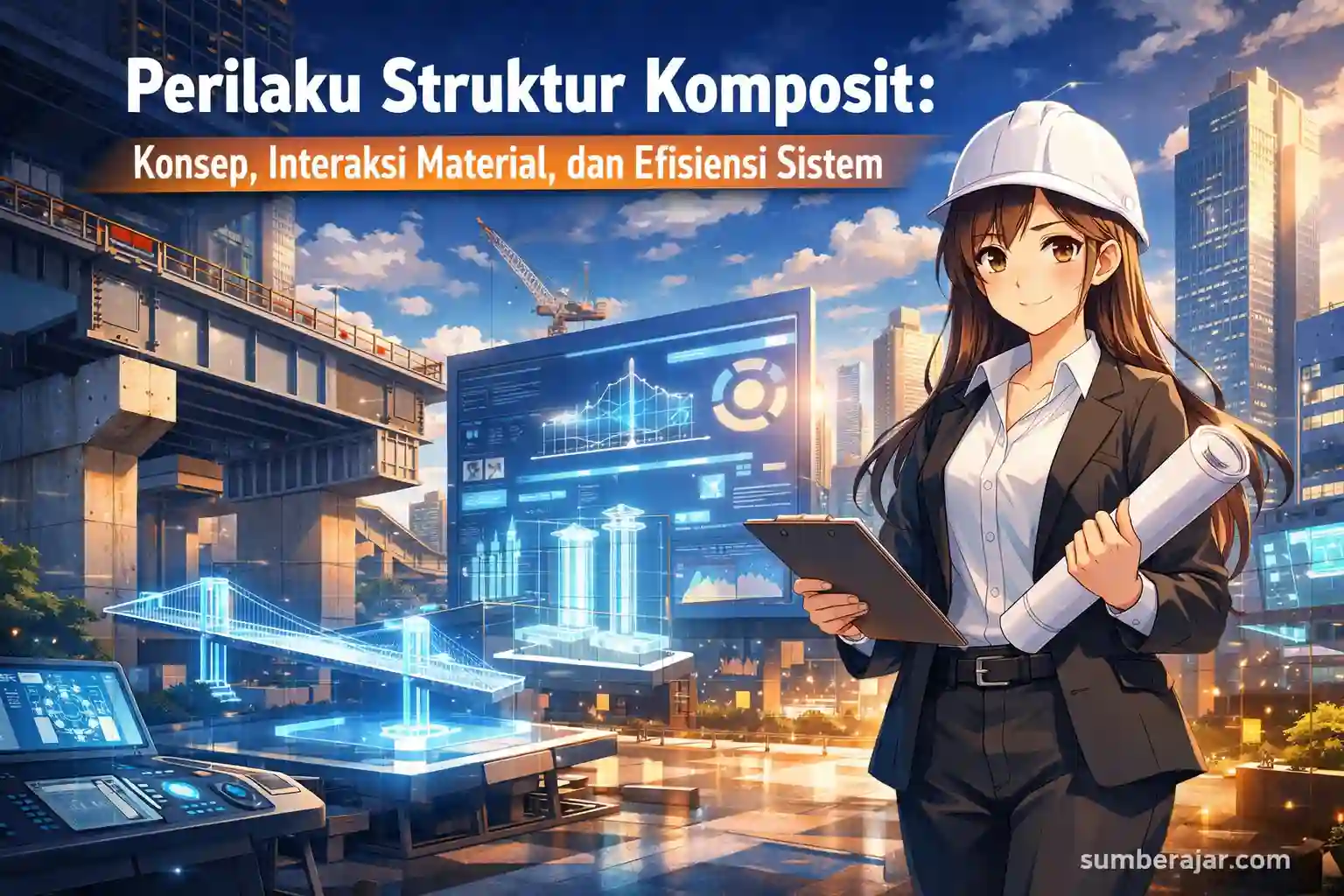 Perilaku Struktur Komposit: Konsep, Interaksi Material, dan Efisiensi Sistem