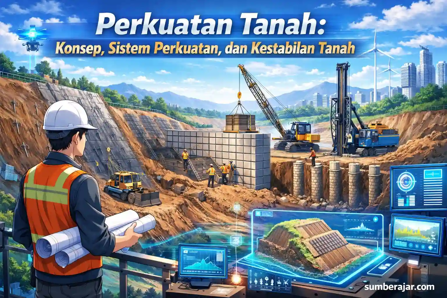 Perkuatan Tanah: Konsep, Sistem Perkuatan, dan Kestabilan Tanah