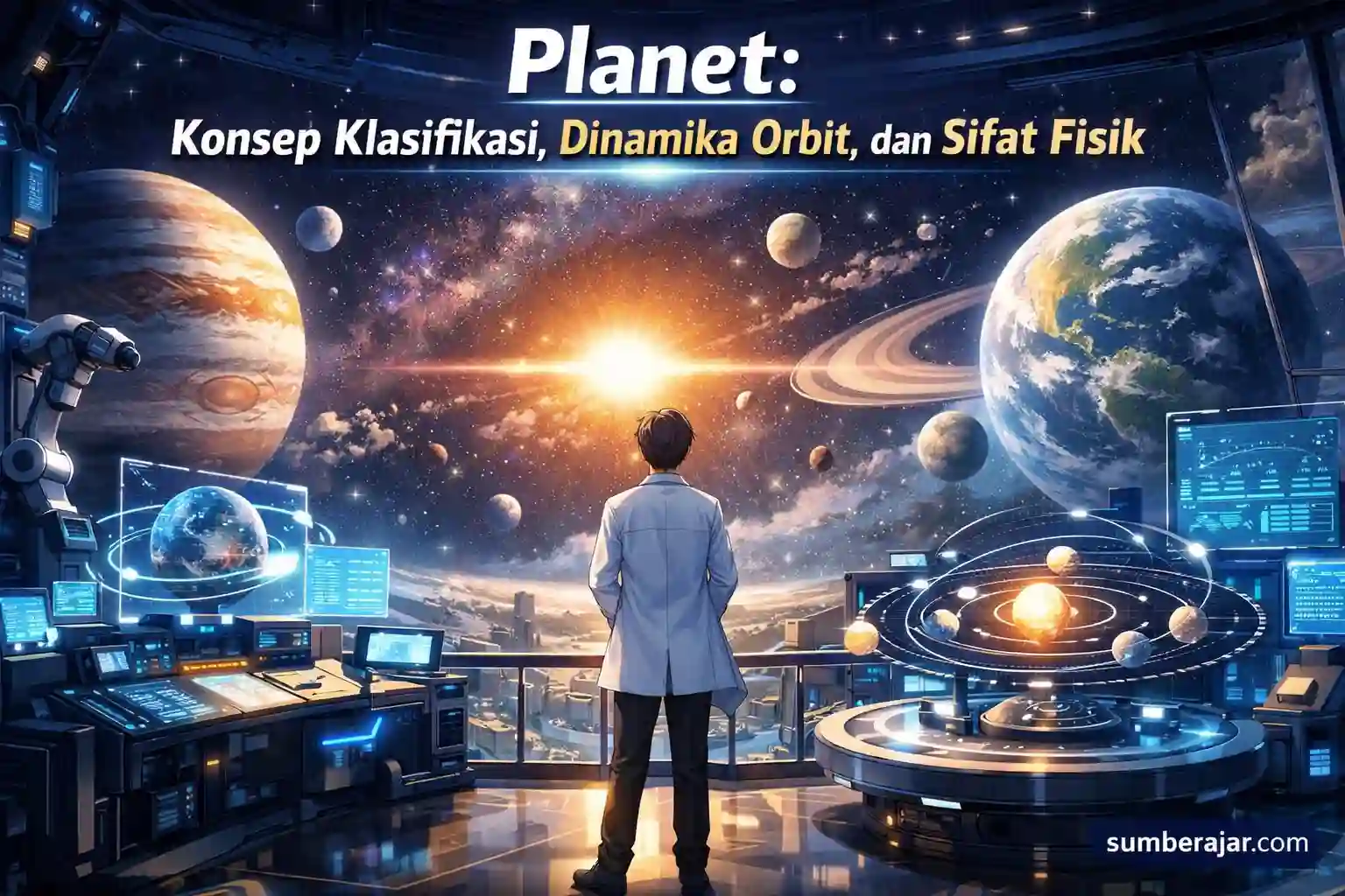 Planet: Konsep Klasifikasi, Dinamika Orbit, dan Sifat Fisik