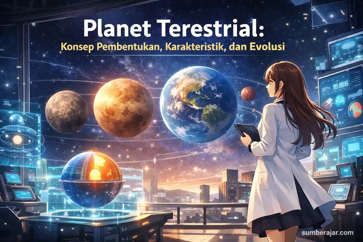 Planet Terestrial: Konsep Pembentukan, Karakteristik, dan Evolusi