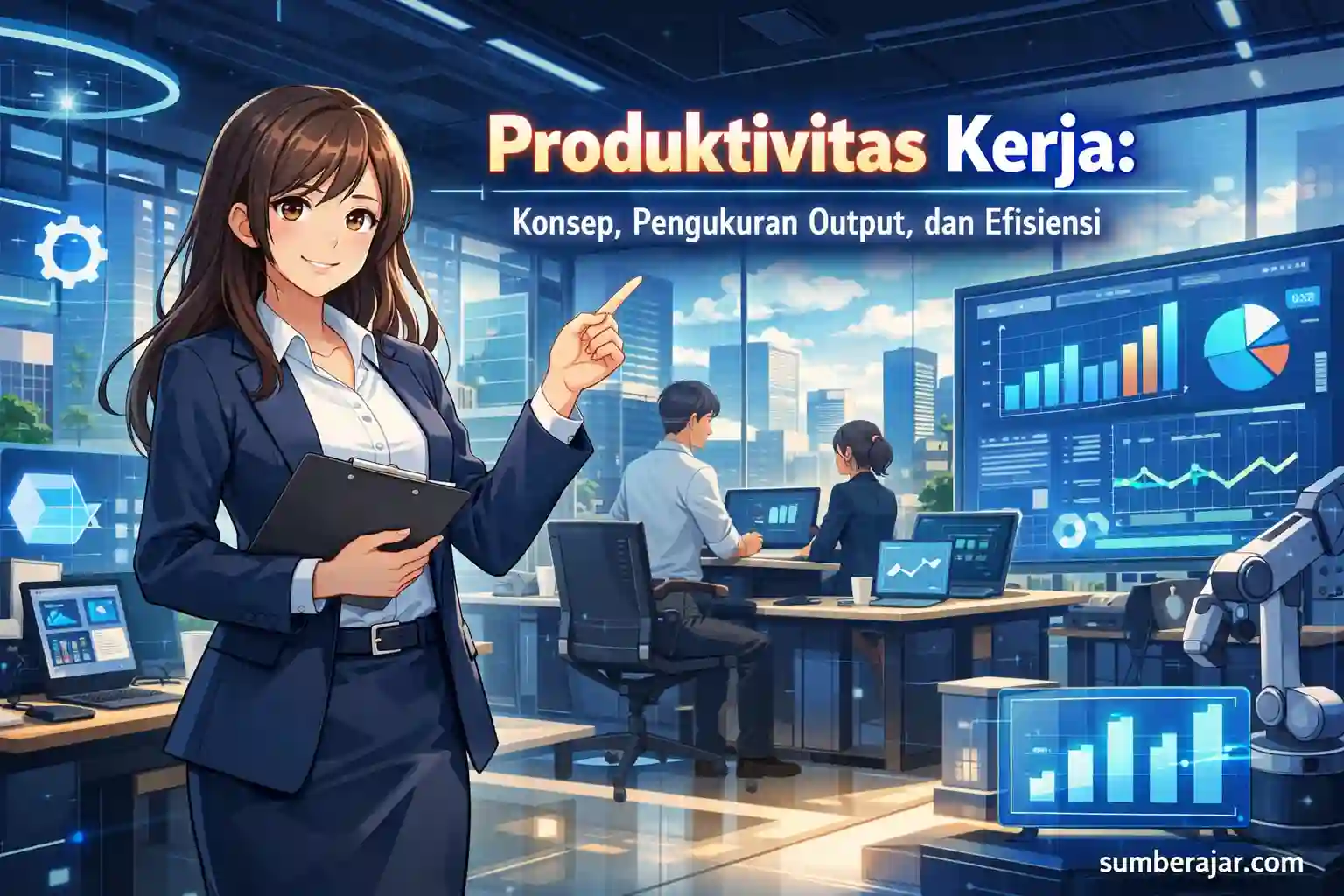 Produktivitas Kerja: Konsep, Pengukuran Output, dan Efisiensi